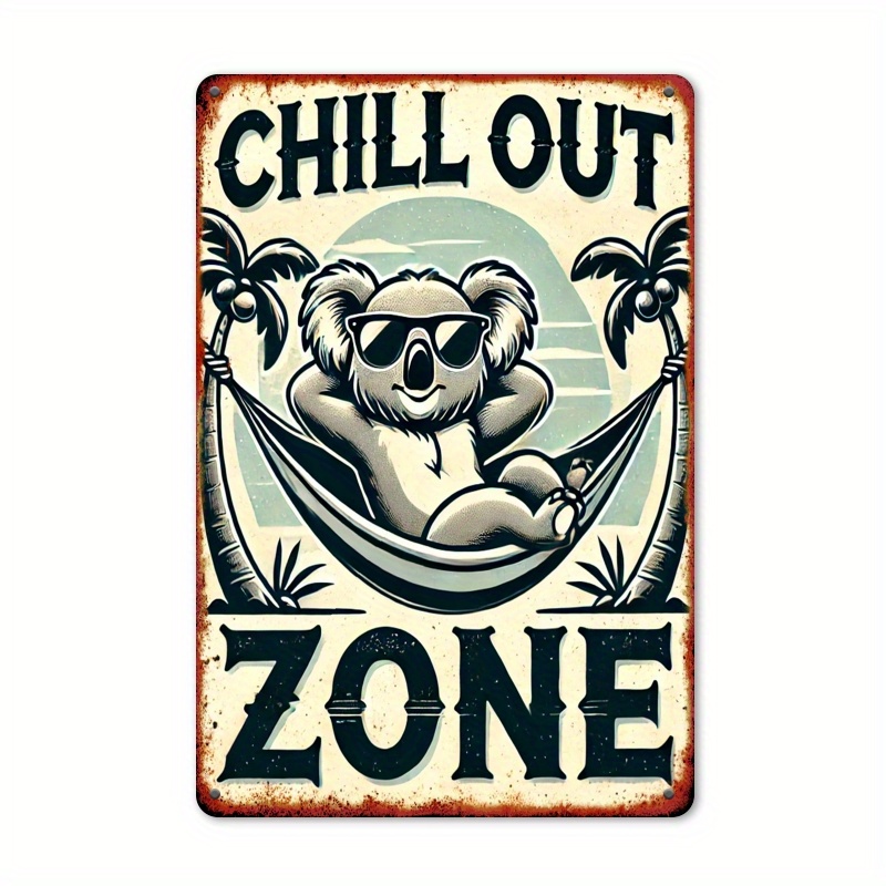 Farming Zone - Placa Decorativa Vintage Retro de Ferro