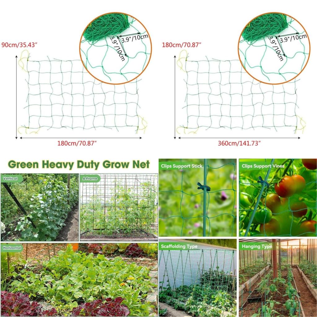 Agriculture Farming Net - suporte plantas treliça jardim para plantas