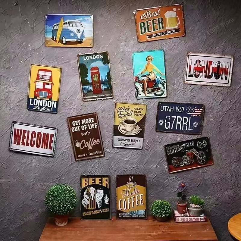 Placa Decorativa Vintage Retro - Farming Zone avaliação e preço