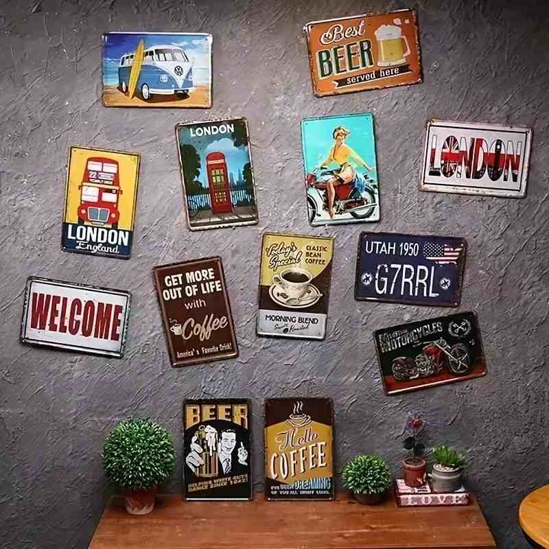 (Pintura em Lata 2D) Placa Dec - Farming Zone avaliação e preço