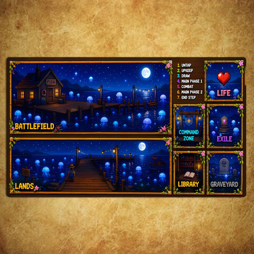 Tapete de Jogo para Cartas Mág - Farming Zone avaliação e preço